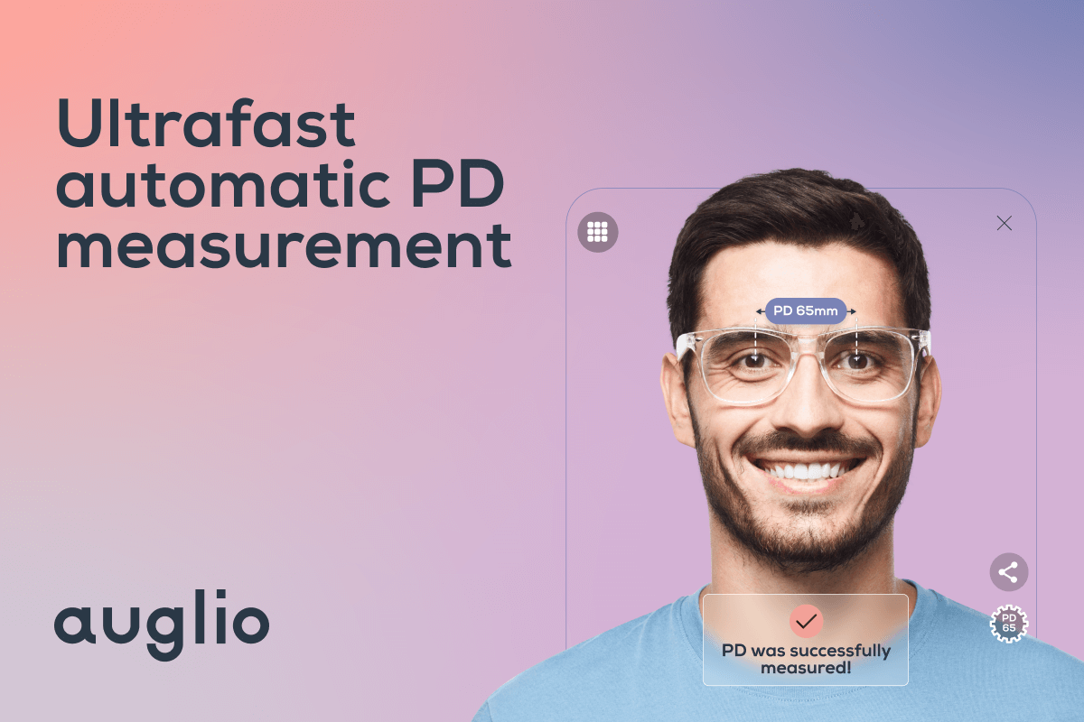 Auto PD measurement for perfect eyewear fit