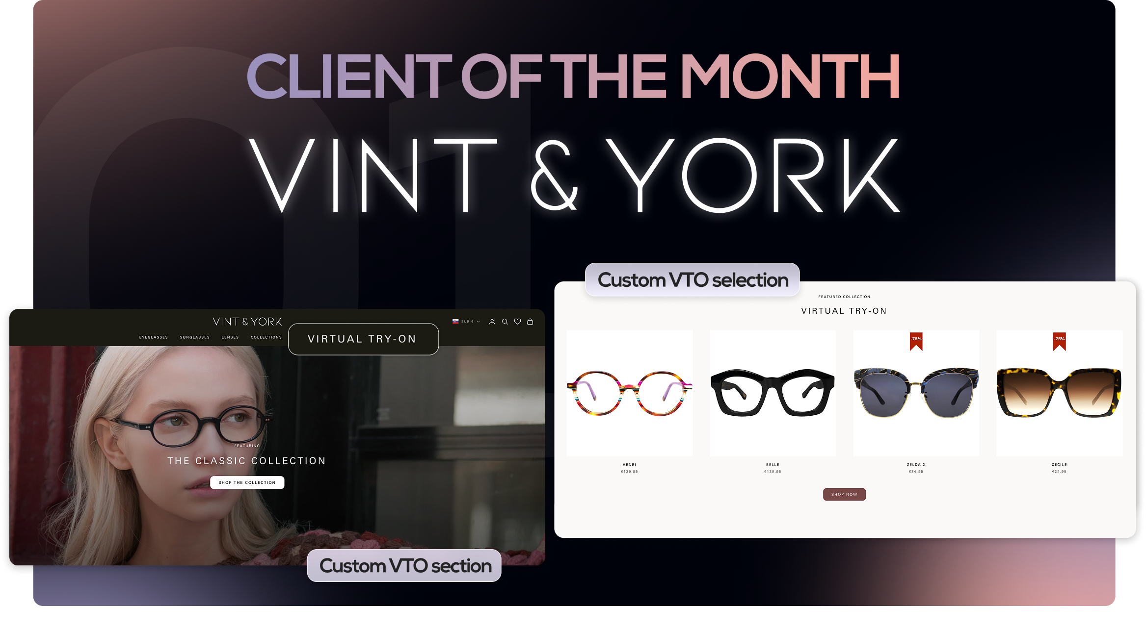 Vint & York Virtual Try On by Auglio