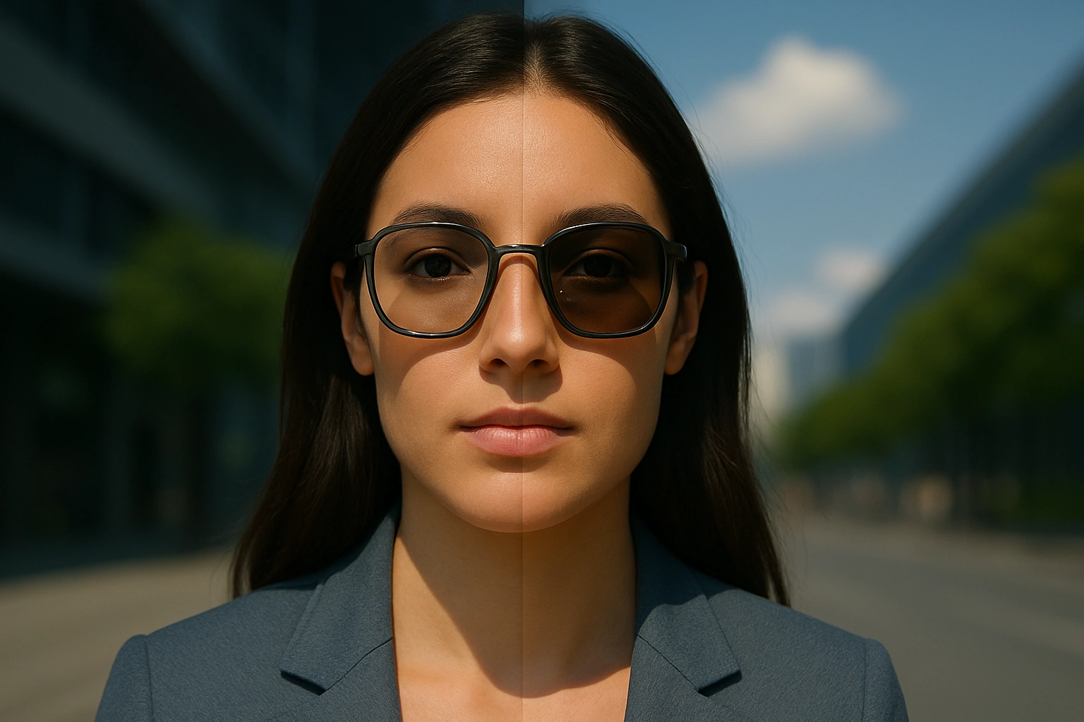 Photochromic Lenses Virtual Try-On